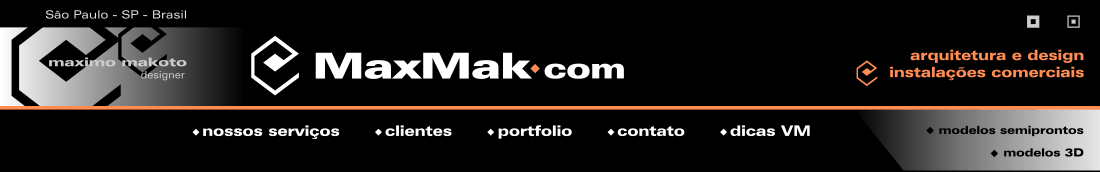 menu maxmak.com arquitetura e design de interiores